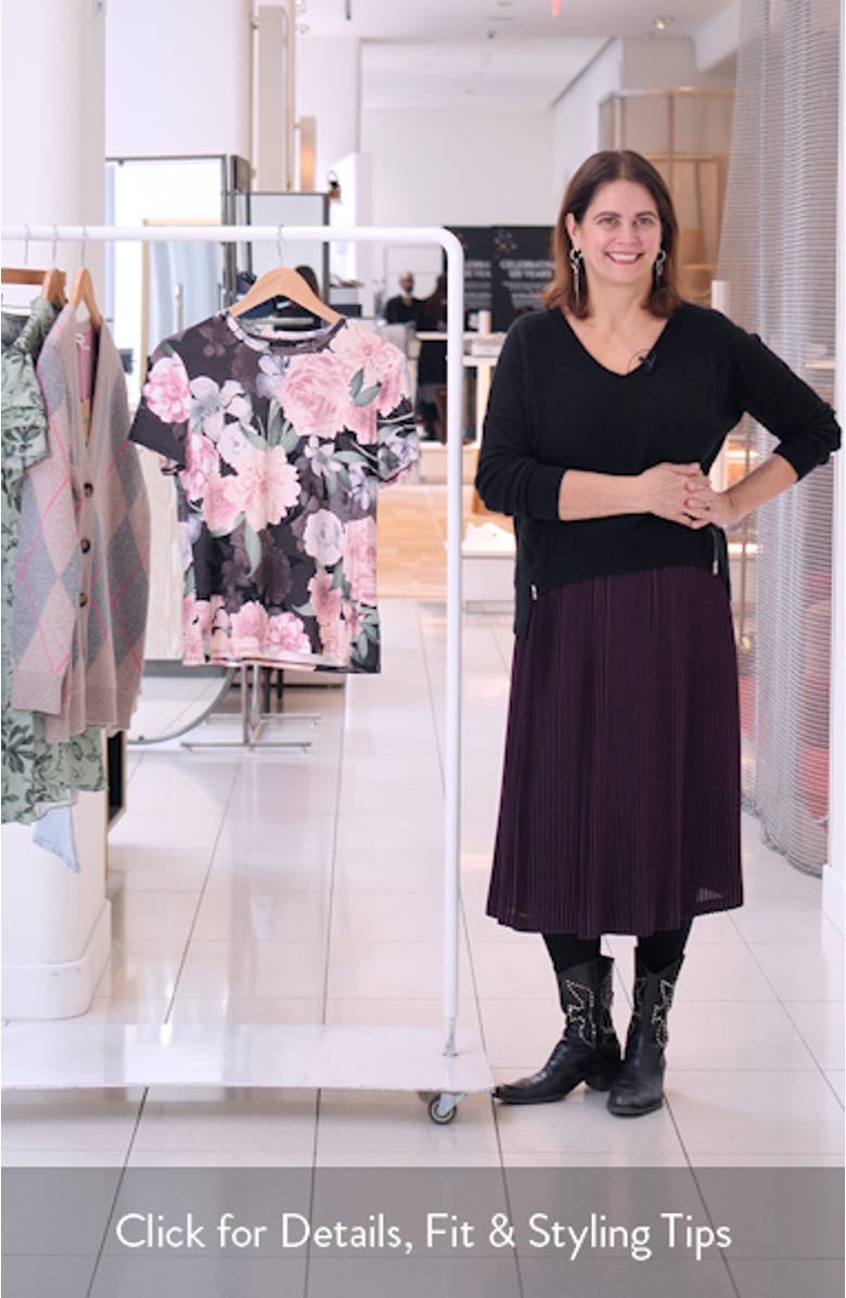 Amira Floral Print Top, sales video thumbnail