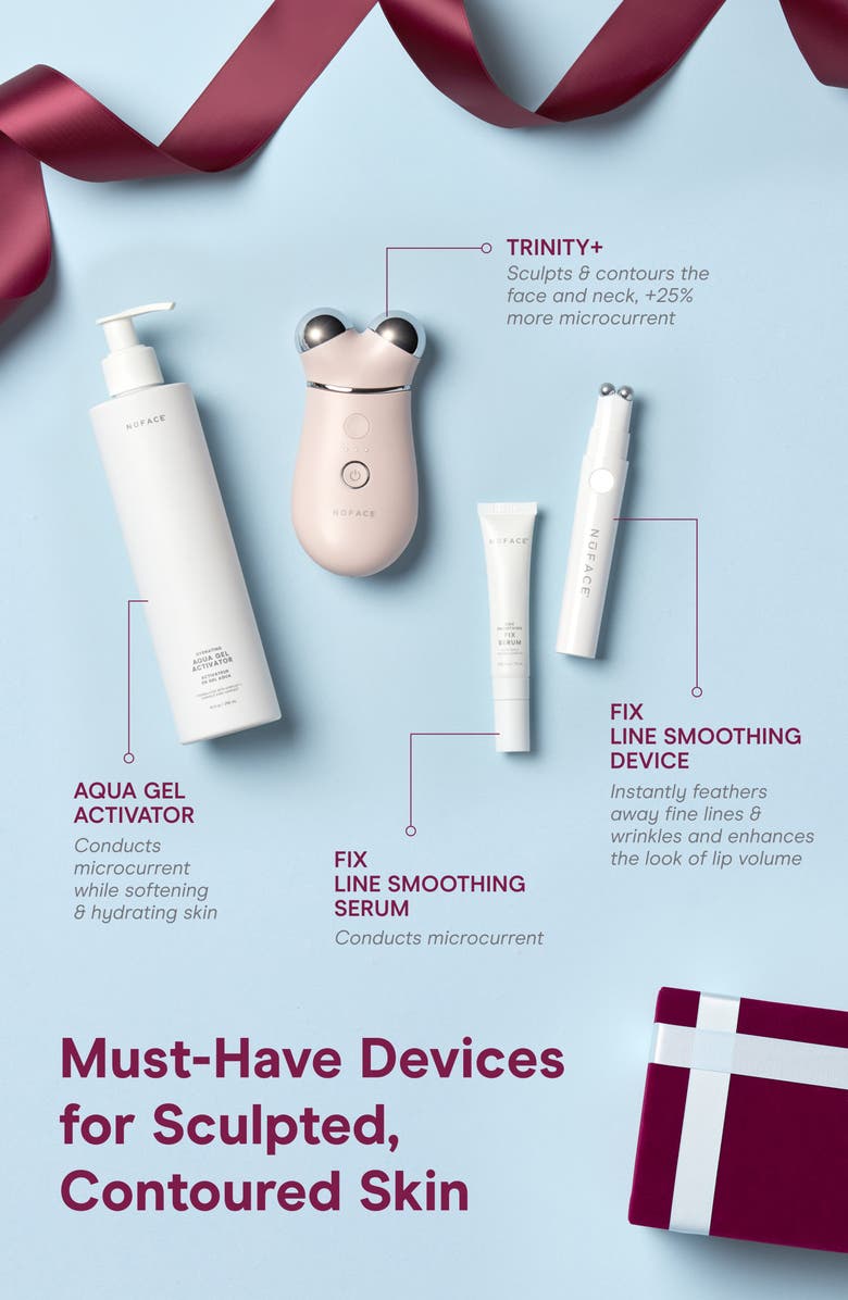 NuFACE<sup>®</sup> TRINITY+ and FIX Sculpt & Smooth Facial Device Routine Set (Nordstrom Exclusive) $689 Value, Alternate, color,