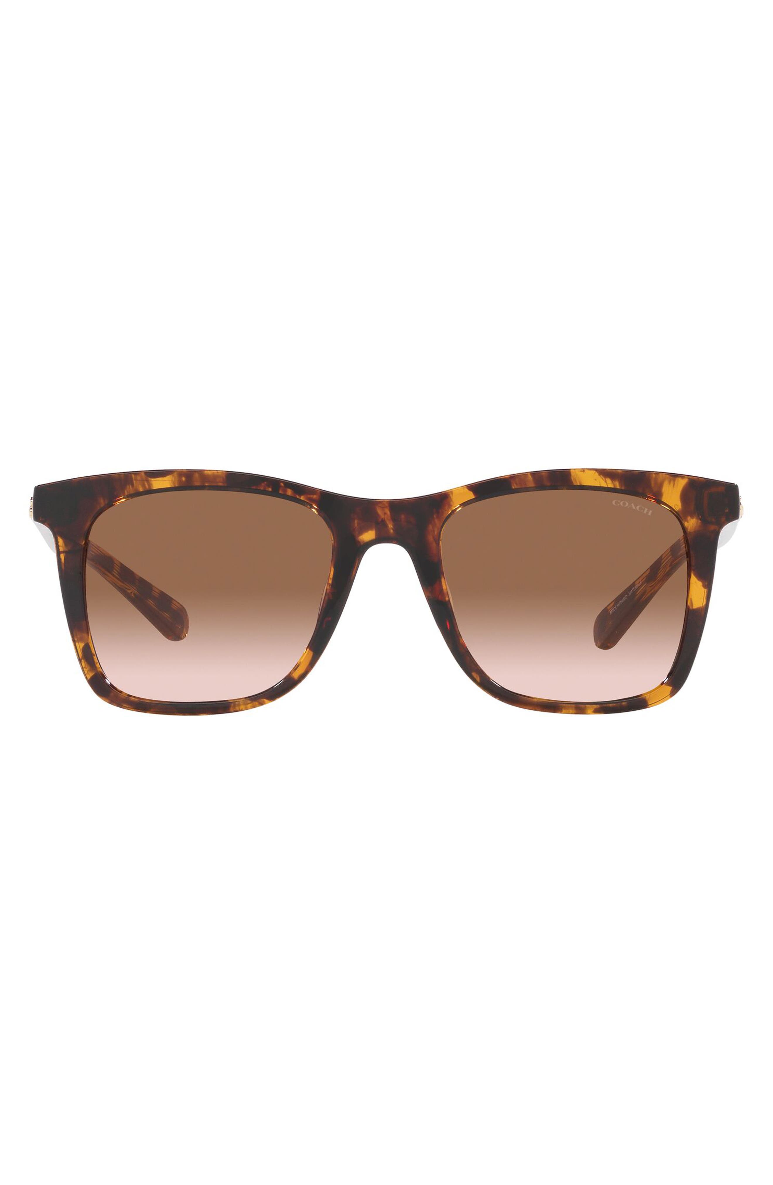 COACH 51mm Gradient Square Sunglasses