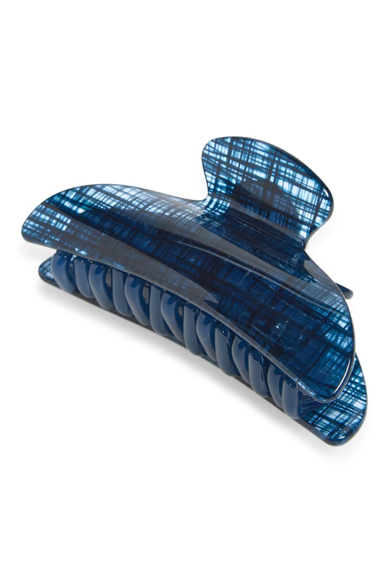 Midi Heirloom Claw Clip, Main, color, CHAMBRAY