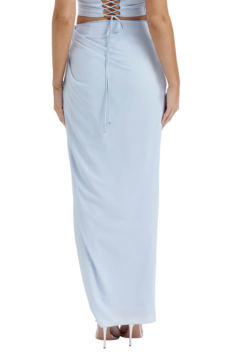 Vesper Gathered Side Slit Skirt