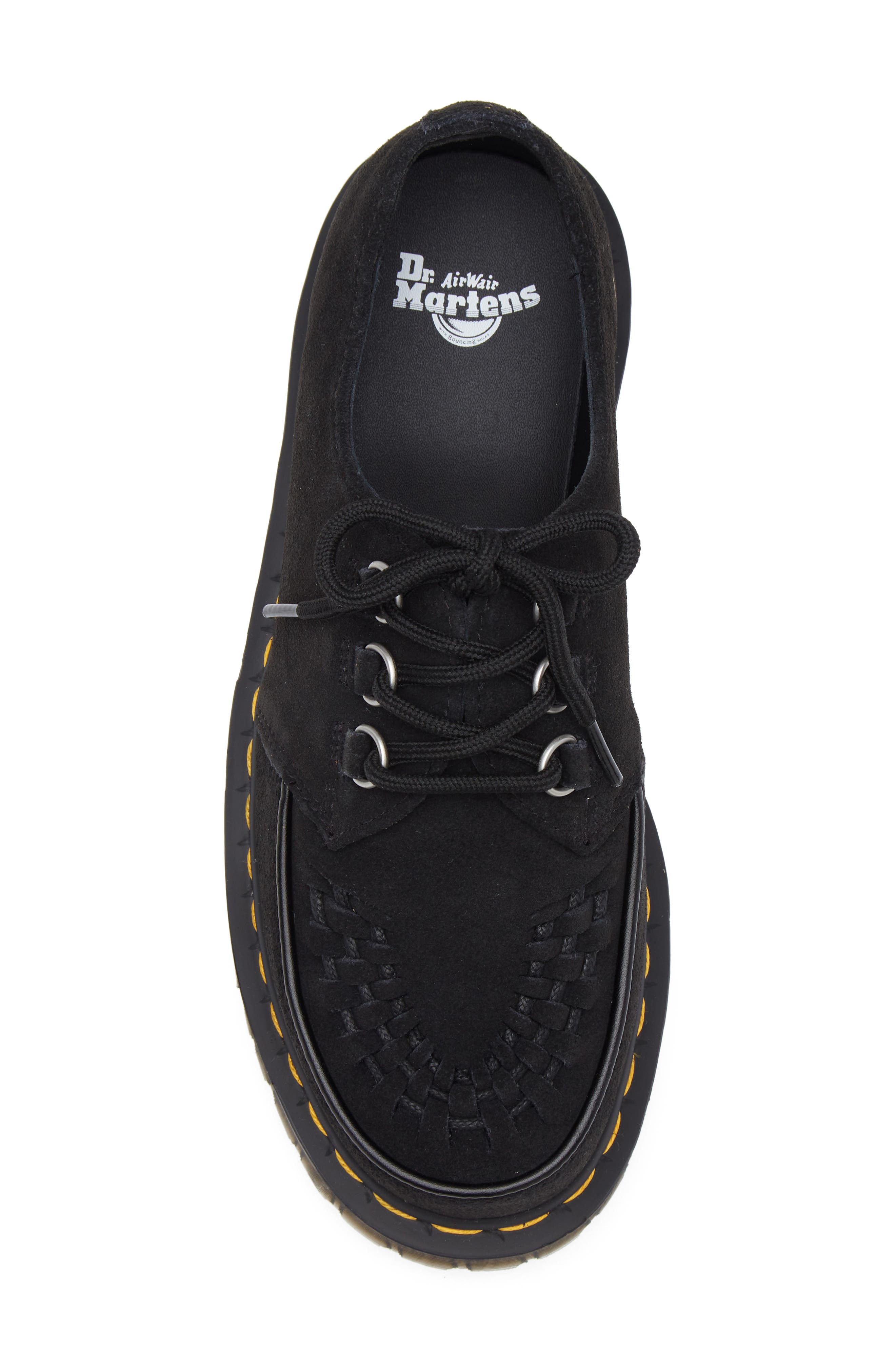 Dr. Martens Gender Inclusive Ramsey Derby, Alternate, color, Black
