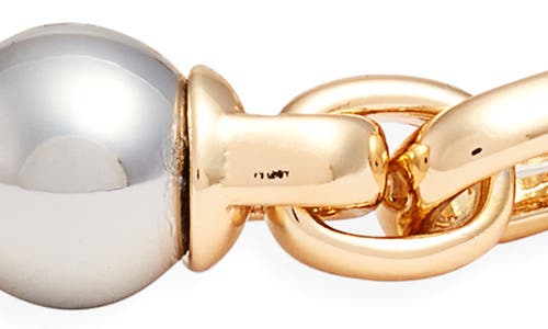 Nordstrom Orb Station Chain Stretch Bracelet In Gold