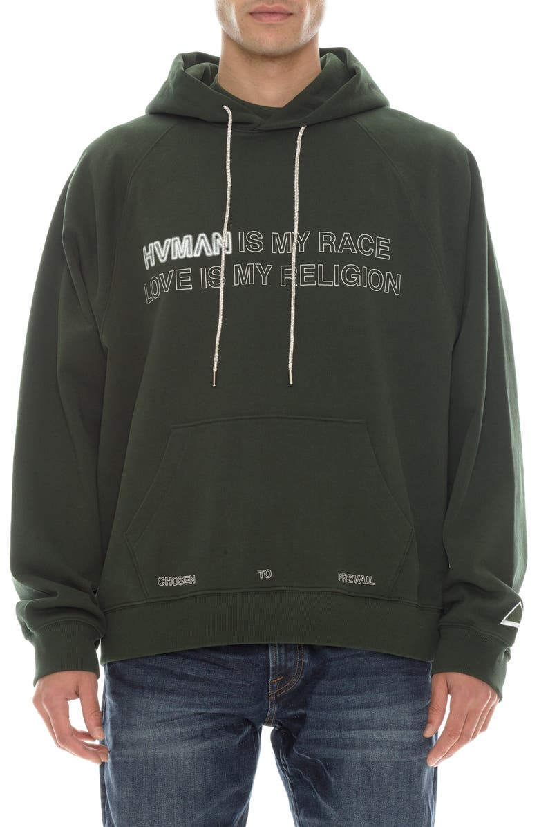 HVMAN Graphic Hoodie, Main, color,