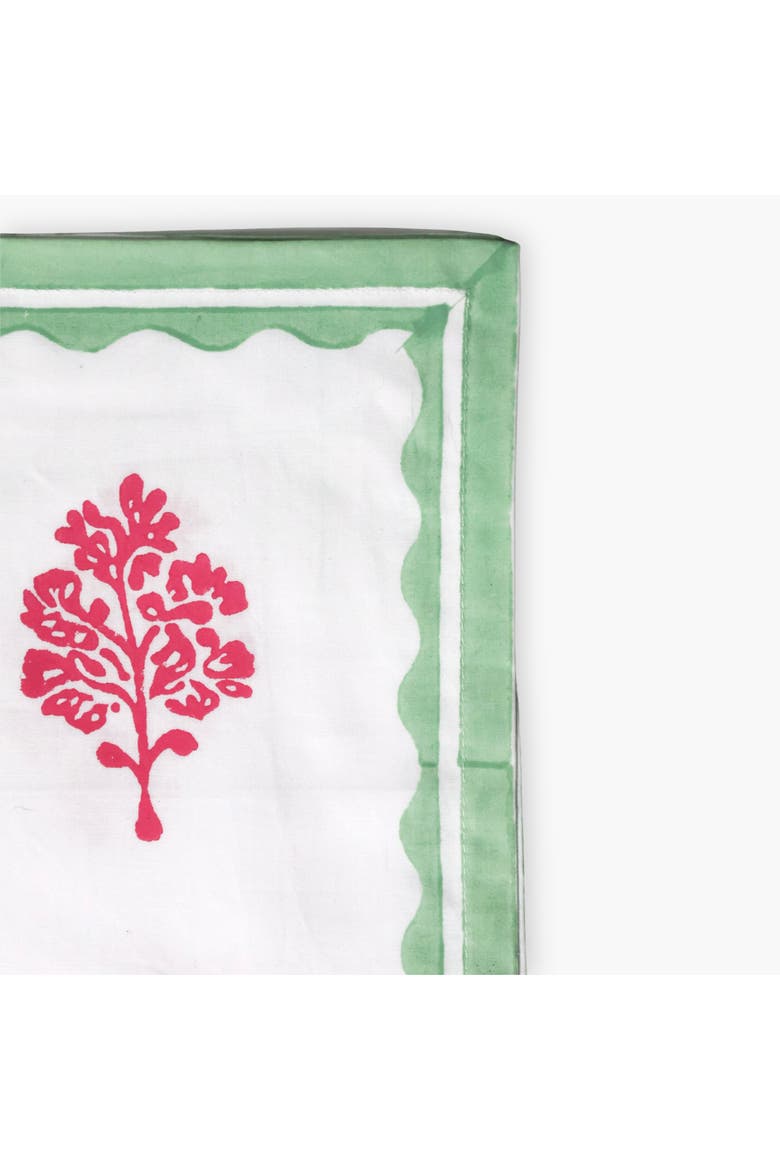 Sara - Pure Cotton Table Napkin Set of 2, Alternate, color, Pink