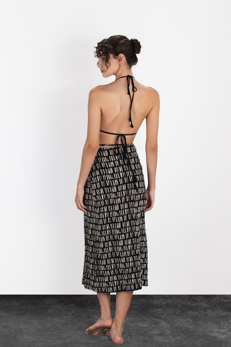 Cappadocia Long Skirt, Alternate, color, Black
