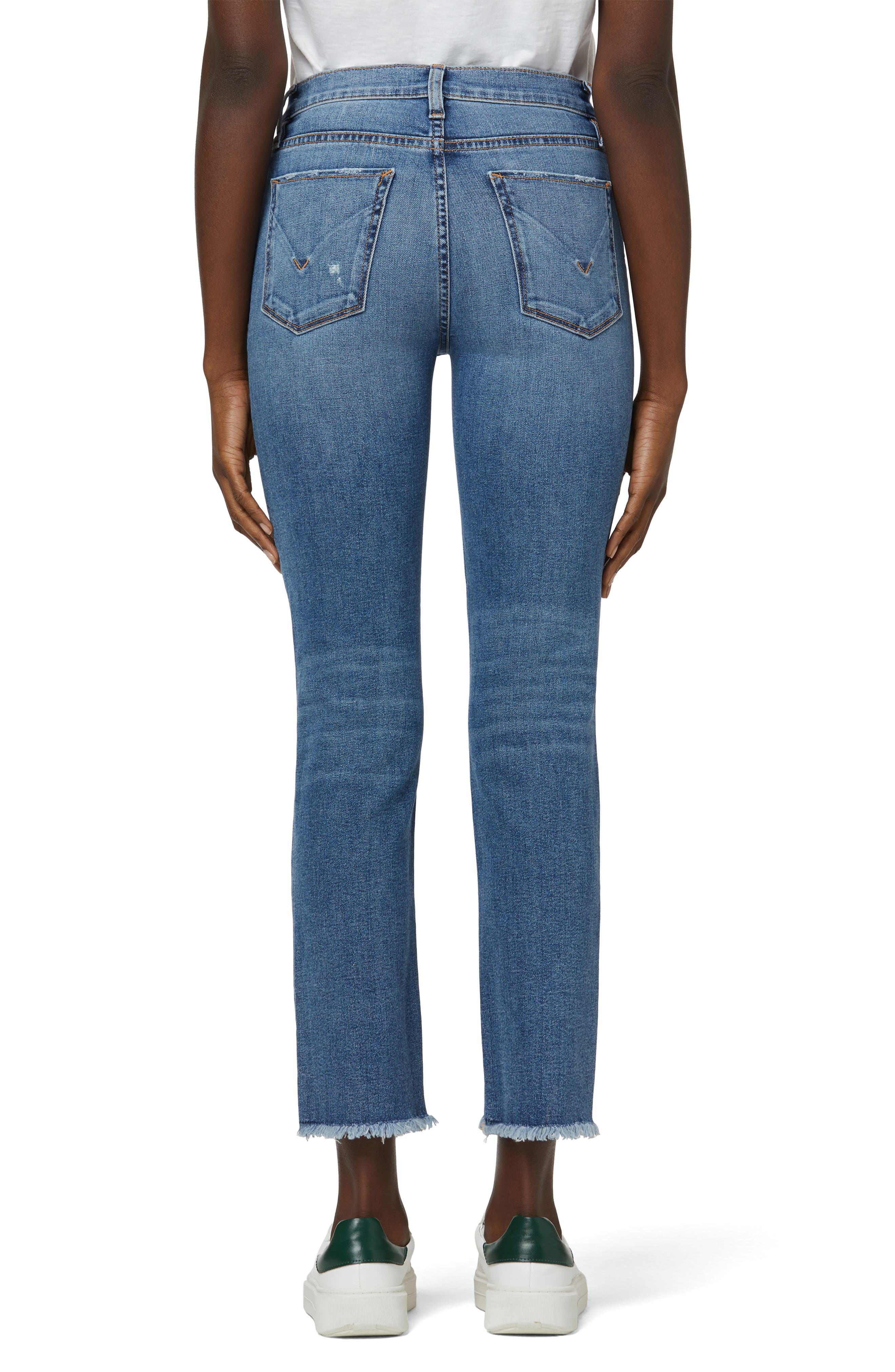 Nico Distressed Crop Straight Leg Jeans - image 2