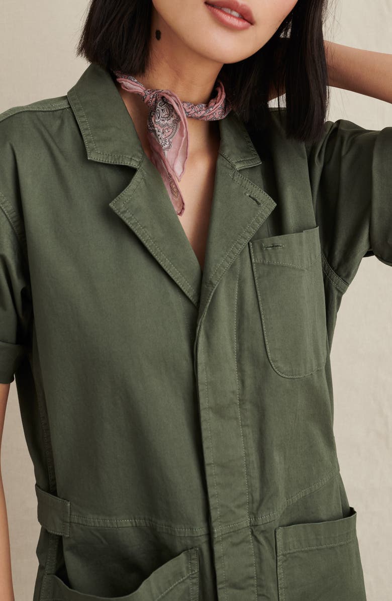 Alex Mill Romy Garment Dyed Cotton Boilersuit, Alternate, color,