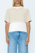Pistola Camryn Stripe Layered Cotton Top
