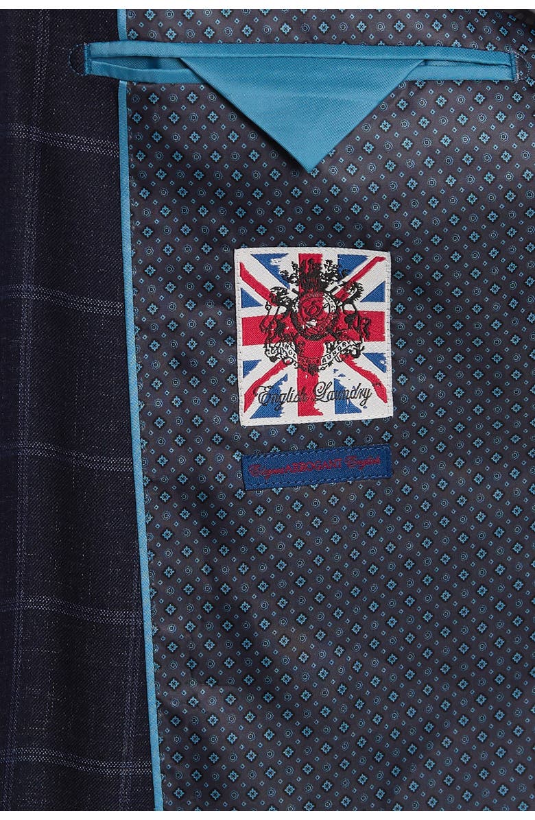 English Laundry Check Print Two Button Stretch Suit, Alternate, color,
