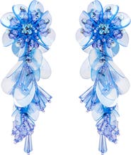 Oscar de la Renta Bouquet Tassel Drop Earrings