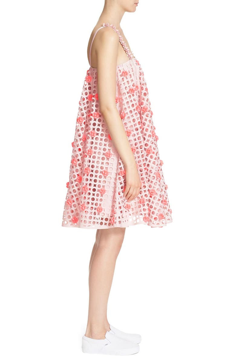 Paskal Laser Cut Trapeze Dress, Alternate, color,