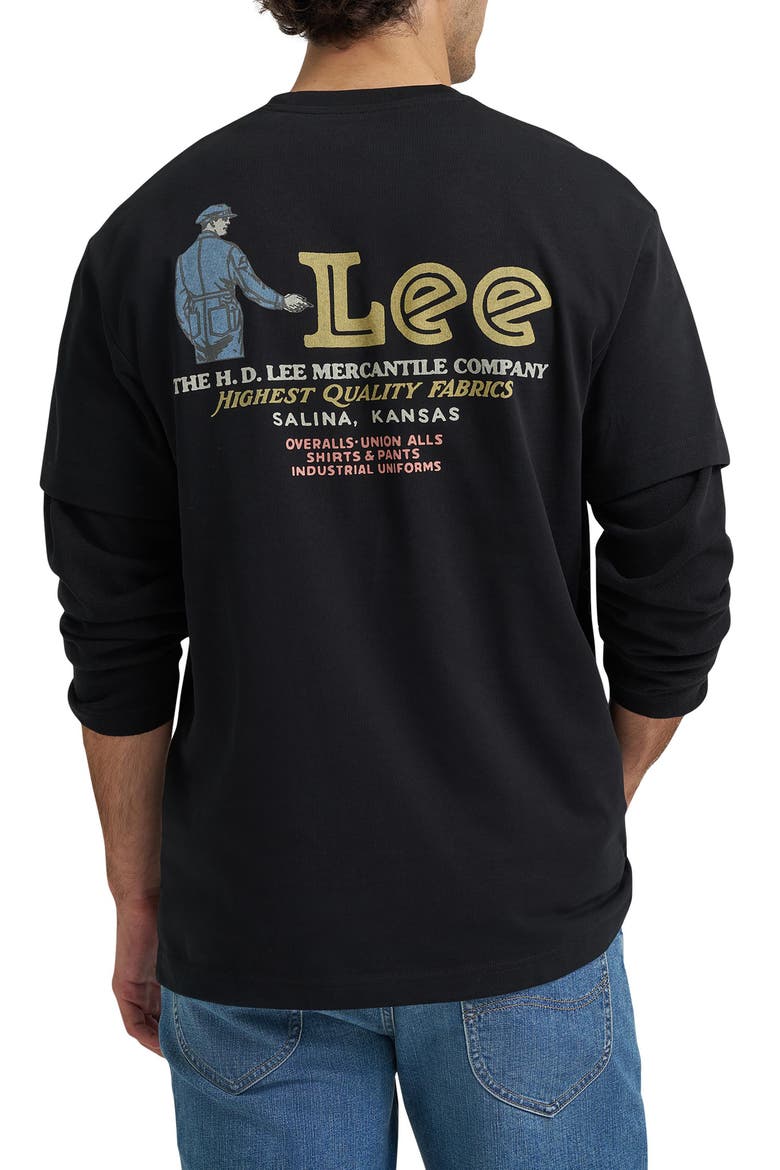 Workwear Uniform Graphic T-Shirt, Alternate, color, BLACK
