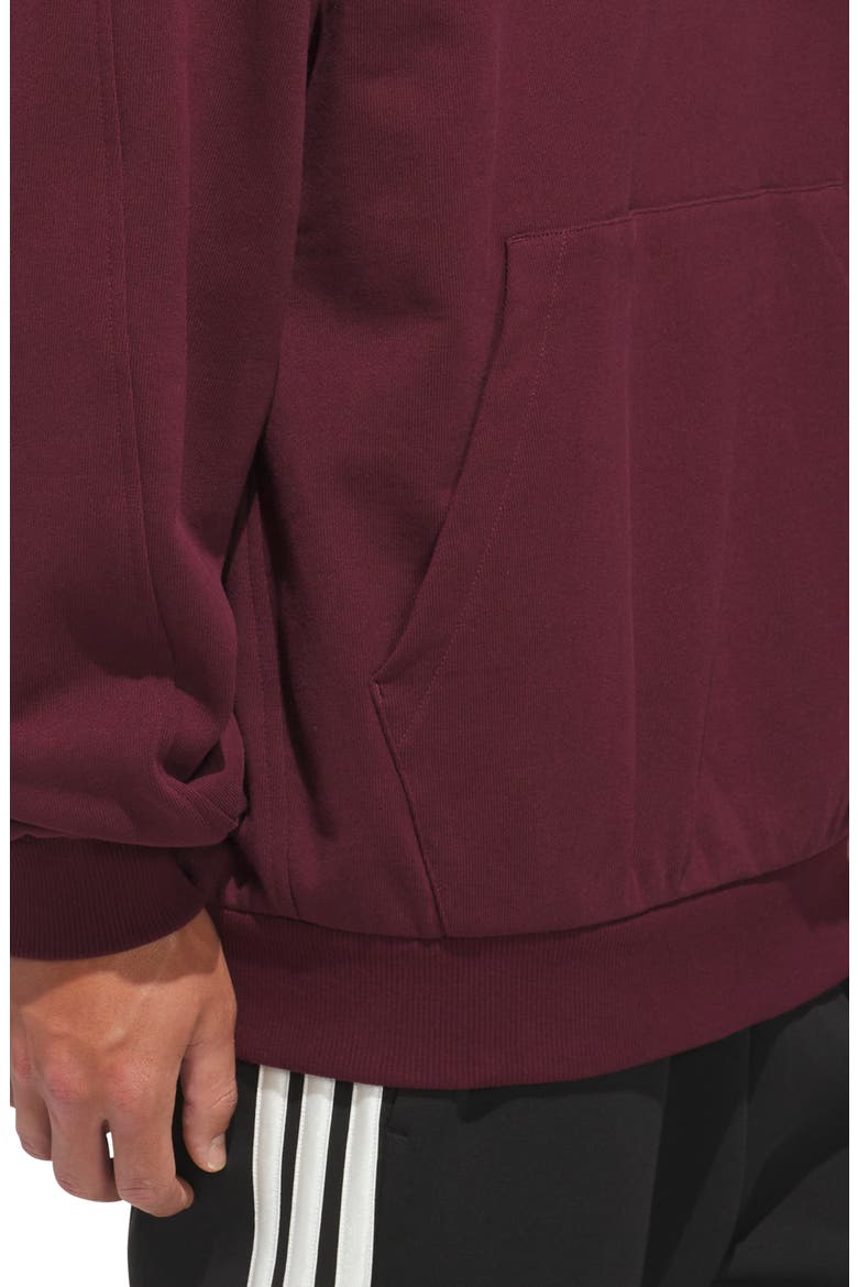 Cotton Pullover Hoodie, Alternate, color, MAROON