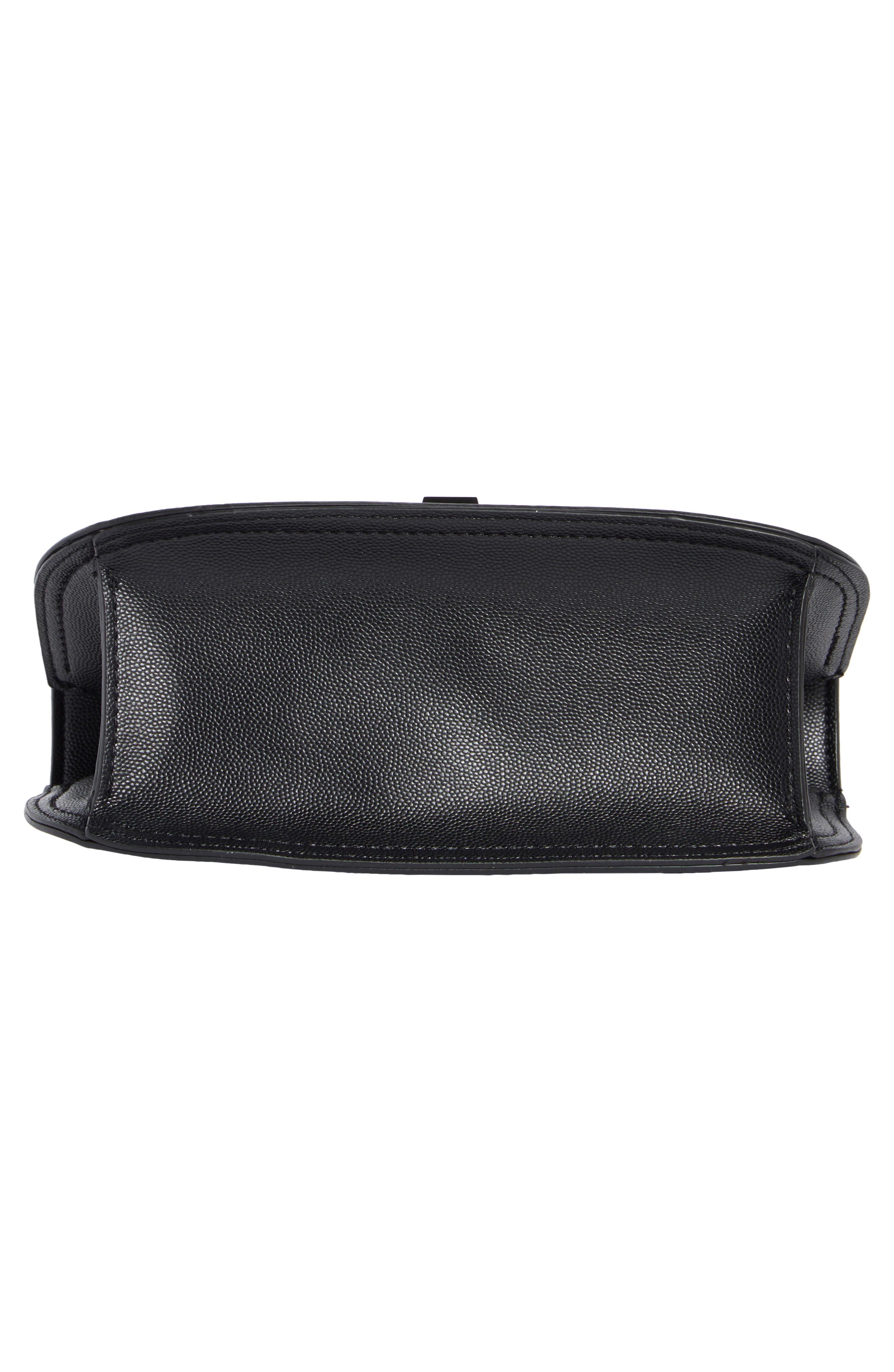 Steve Madden Prince Crossbody Bag with Bag Charms, Alternate, color, Black