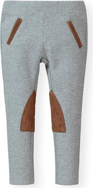 Hope & Henry Girls' Ponte Riding Pant, Infant