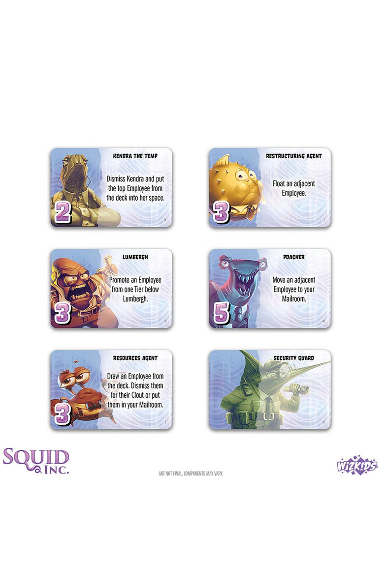 WizKids Games Squid Inc. Strategy Board Game, Ages 14+, 2-4 Players, 60 Min, Alternate, color, Multicolored