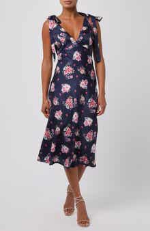Lulus Henrieta Tie Strap Midi Dress
