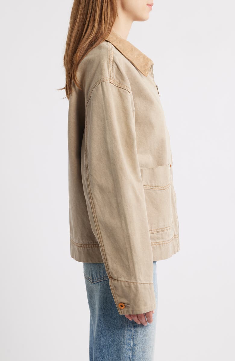 SLVRLAKE Casey Canvas Worker Jacket, Alternate, color, 