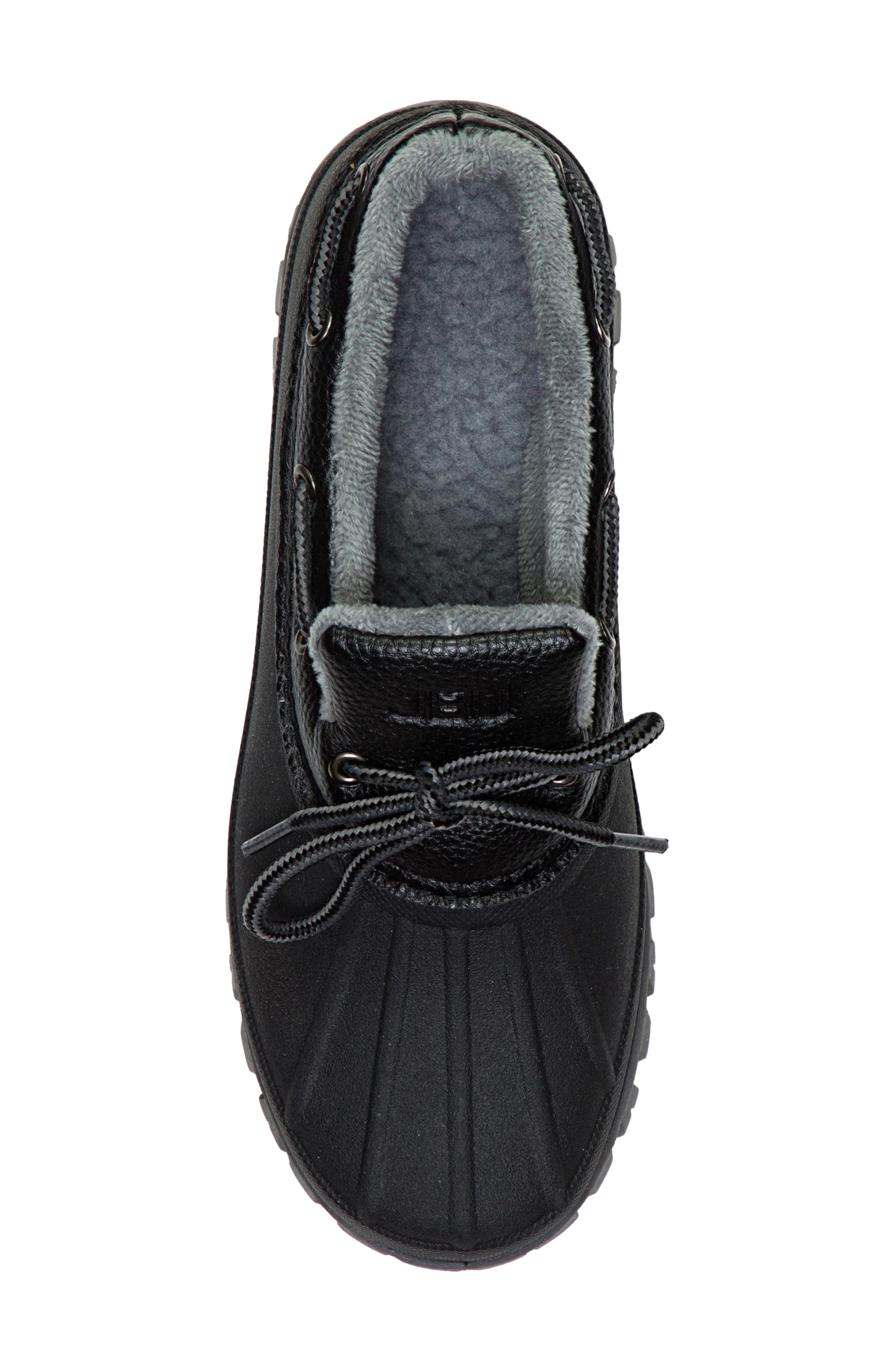 Willow Waterproof Faux Leather Shoe, Alternate, color, BLACK