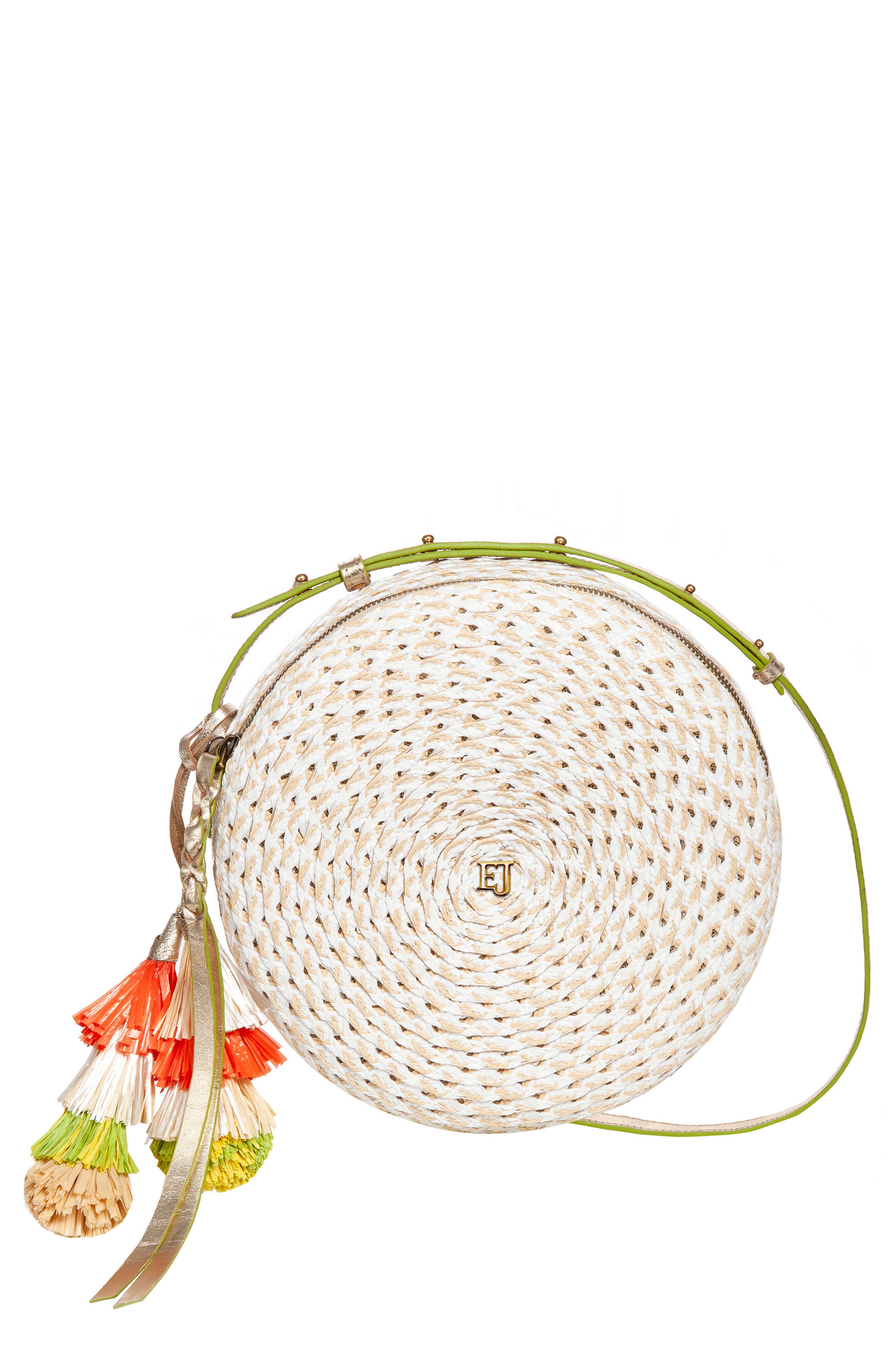 Squishee® Bali Crossbody Bag, Main, color, WHITE MIX