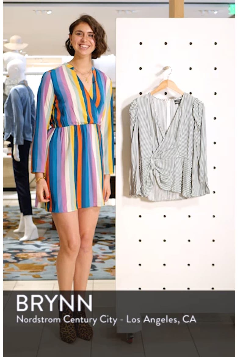 Gathered Peplum Top (Nordstrom Exclusive) video