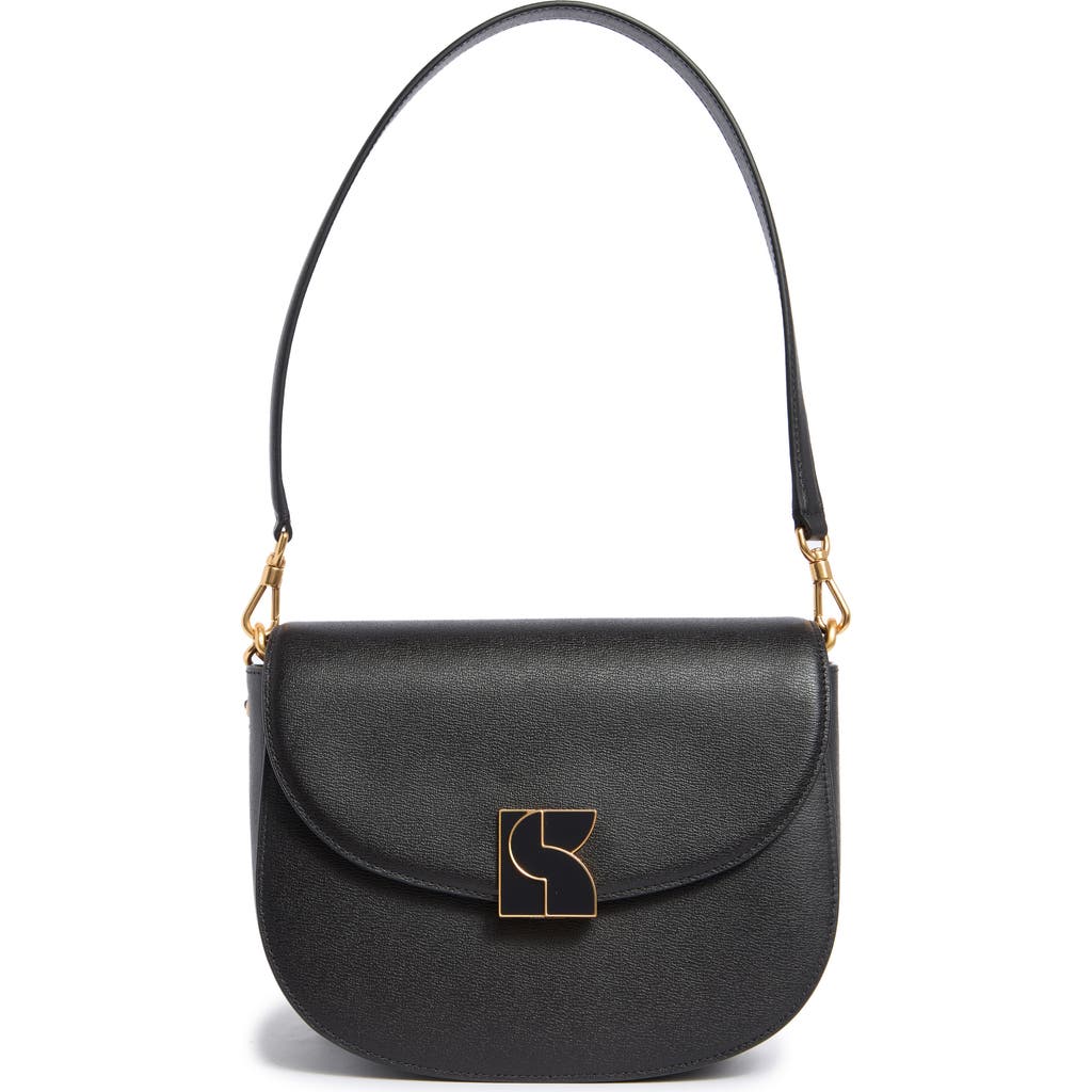 Kate Spade New York Dakota Textured Medium Shoulder Bag In Black