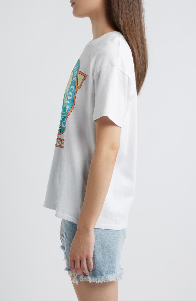 Rip Curl Beach Club Graphic Heritage Tee, Alternate, color, White
