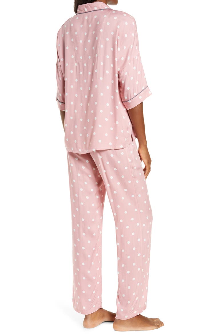 Print Pajamas, Alternate, color, DUSTY ROSE