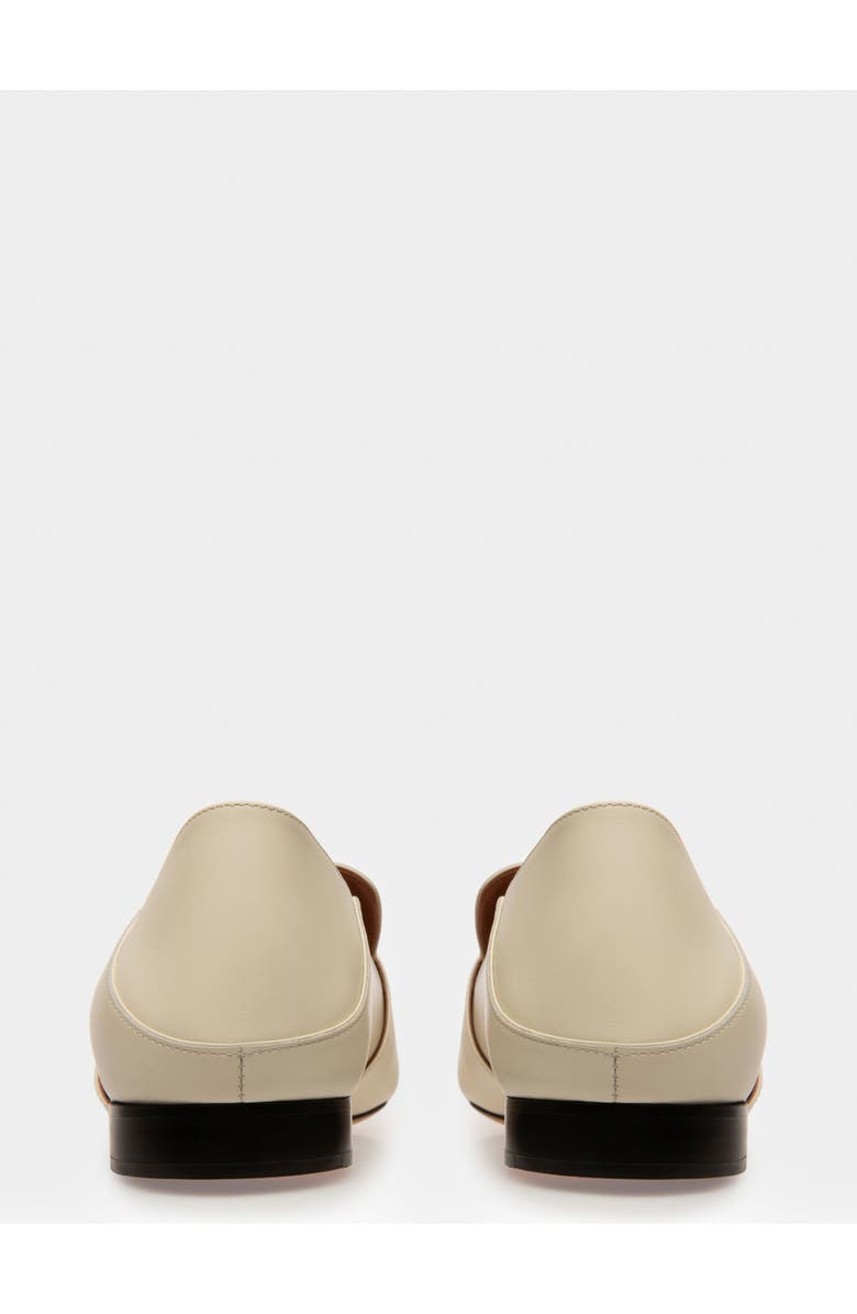 Bally Janelle Women's Calf Leather Slipper, Alternate, color, White