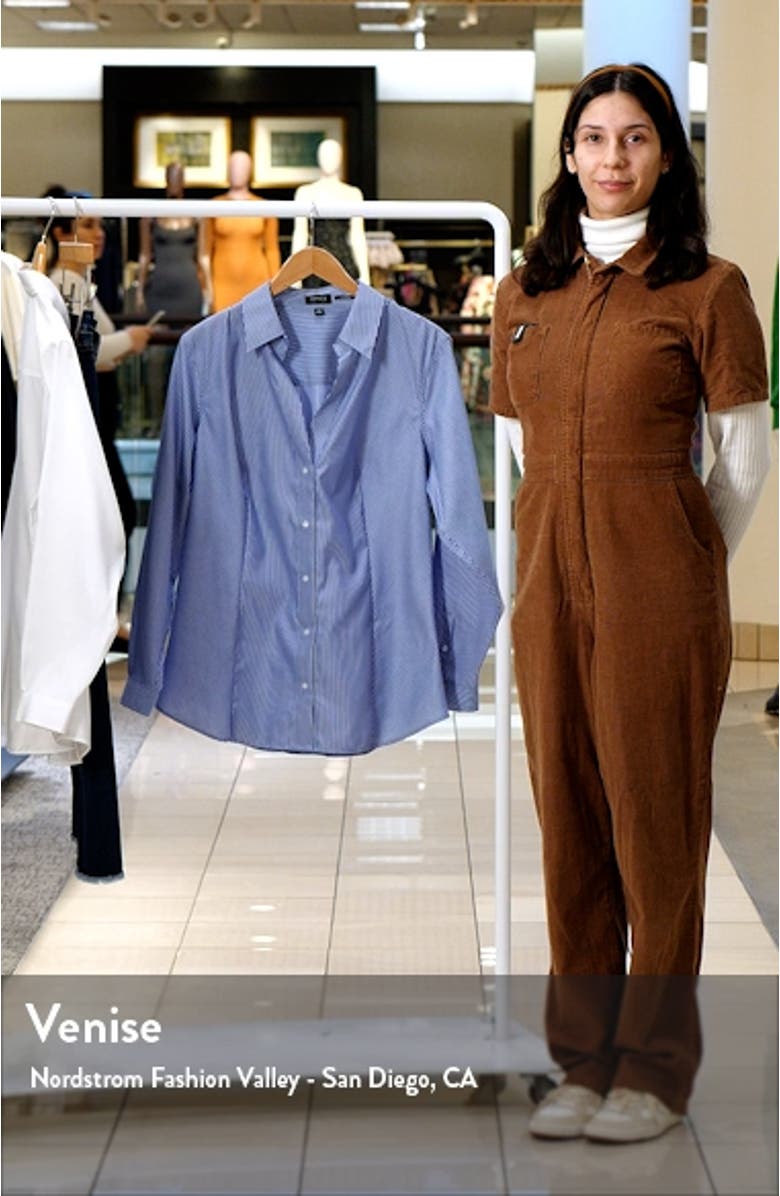 Stripe Easy Care Shirt, sales video thumbnail