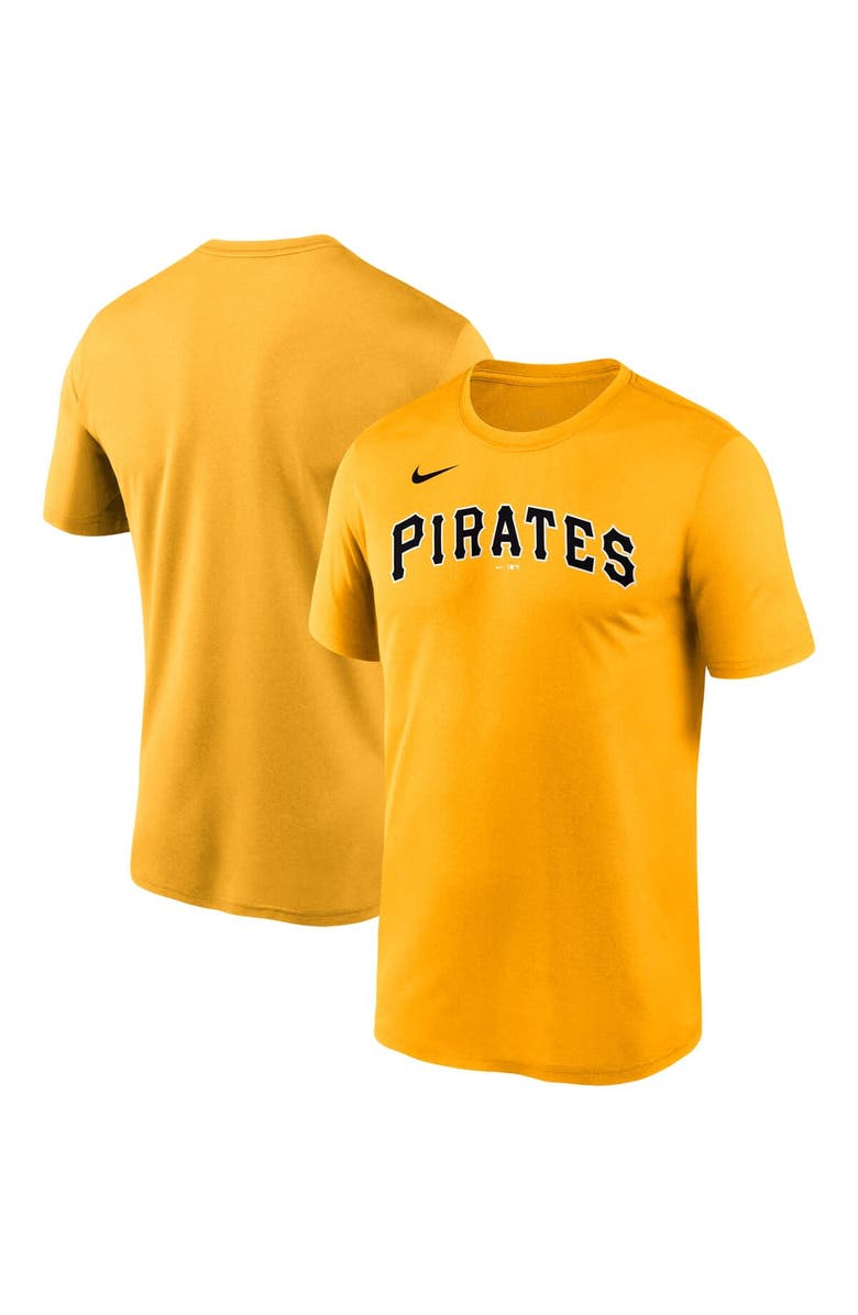 Nike Men's Nike Gold Pittsburgh Pirates Wordmark Legend T-Shirt, Alternate, color,