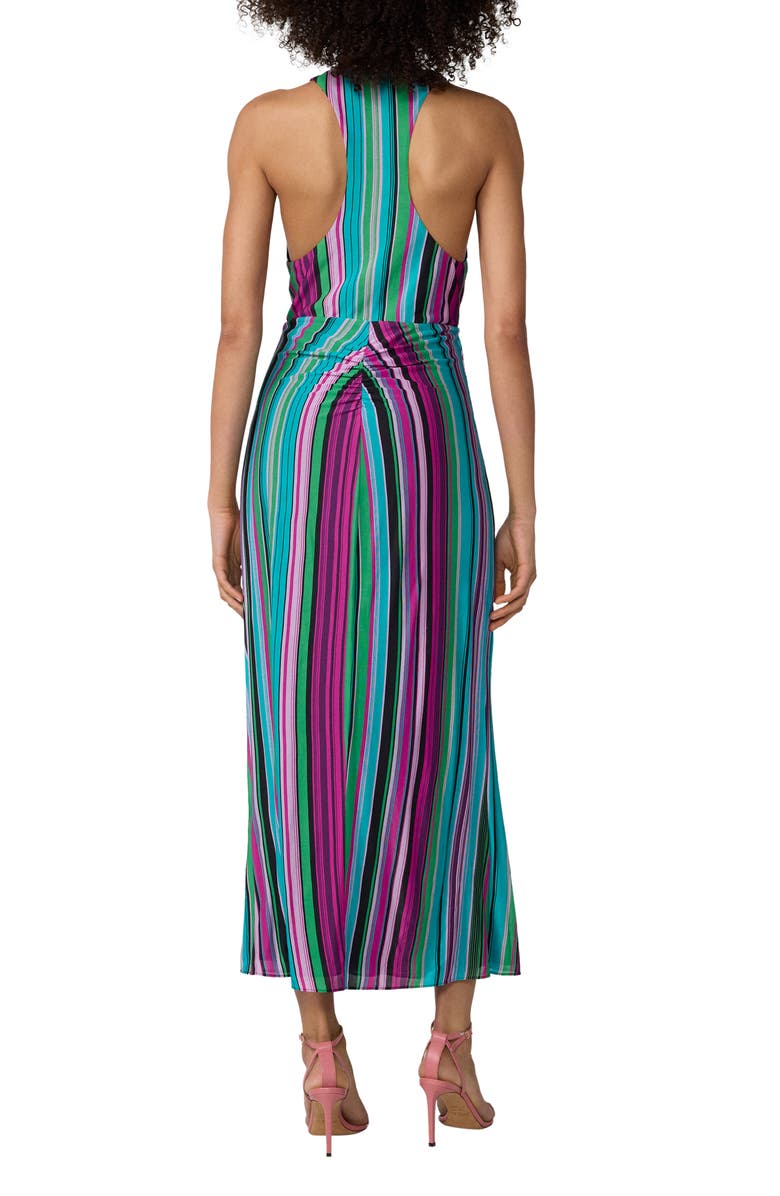 Diane von Furstenberg Zella Stripe Racerback Maxi Dress, Alternate, color, Tropez Stripe Gossip Pink