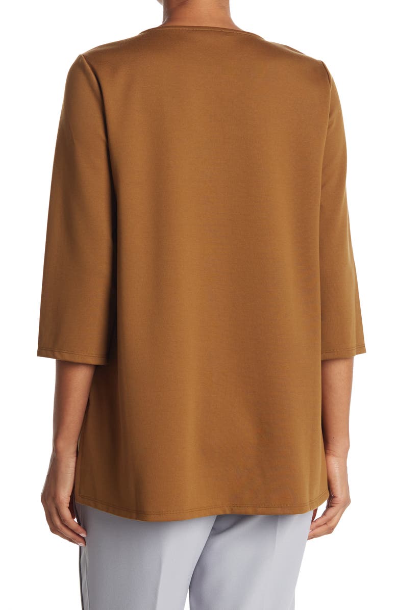 Eileen Fisher Jewel Neck Swing Top, Alternate, color, 