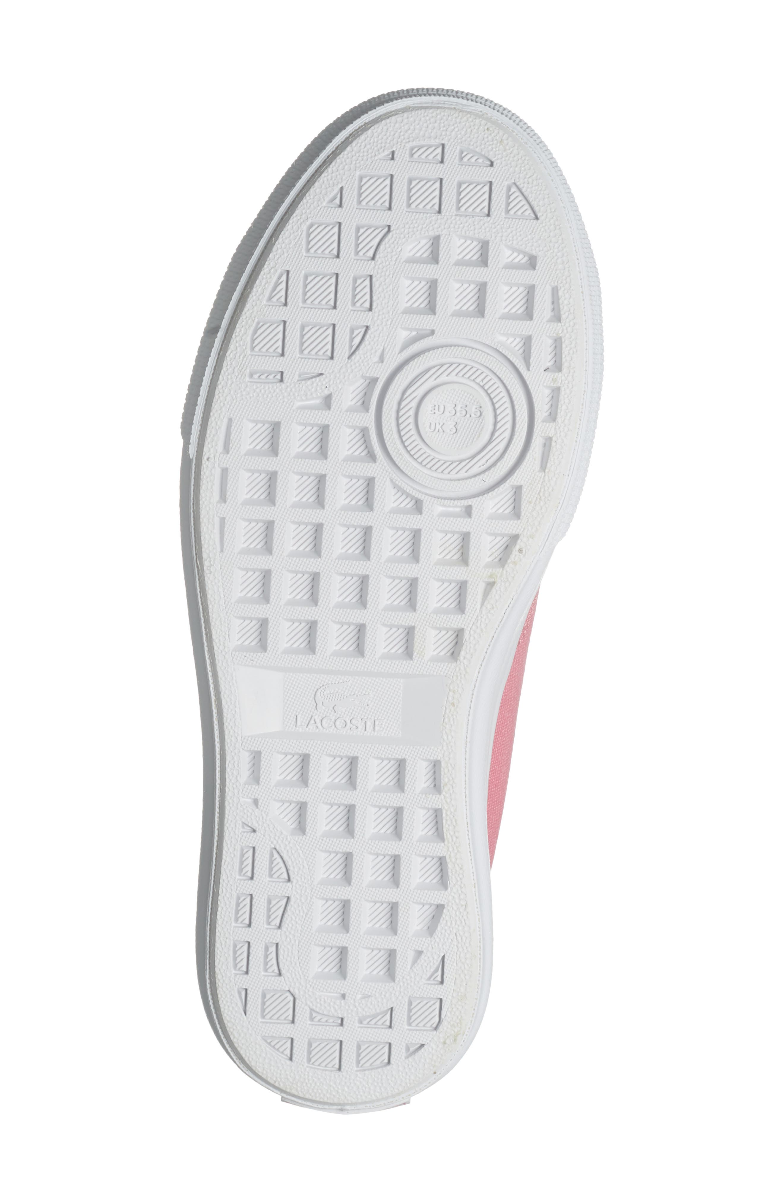 Kids' Backcourt Sneaker, Alternate, color, PINK/ WHITE