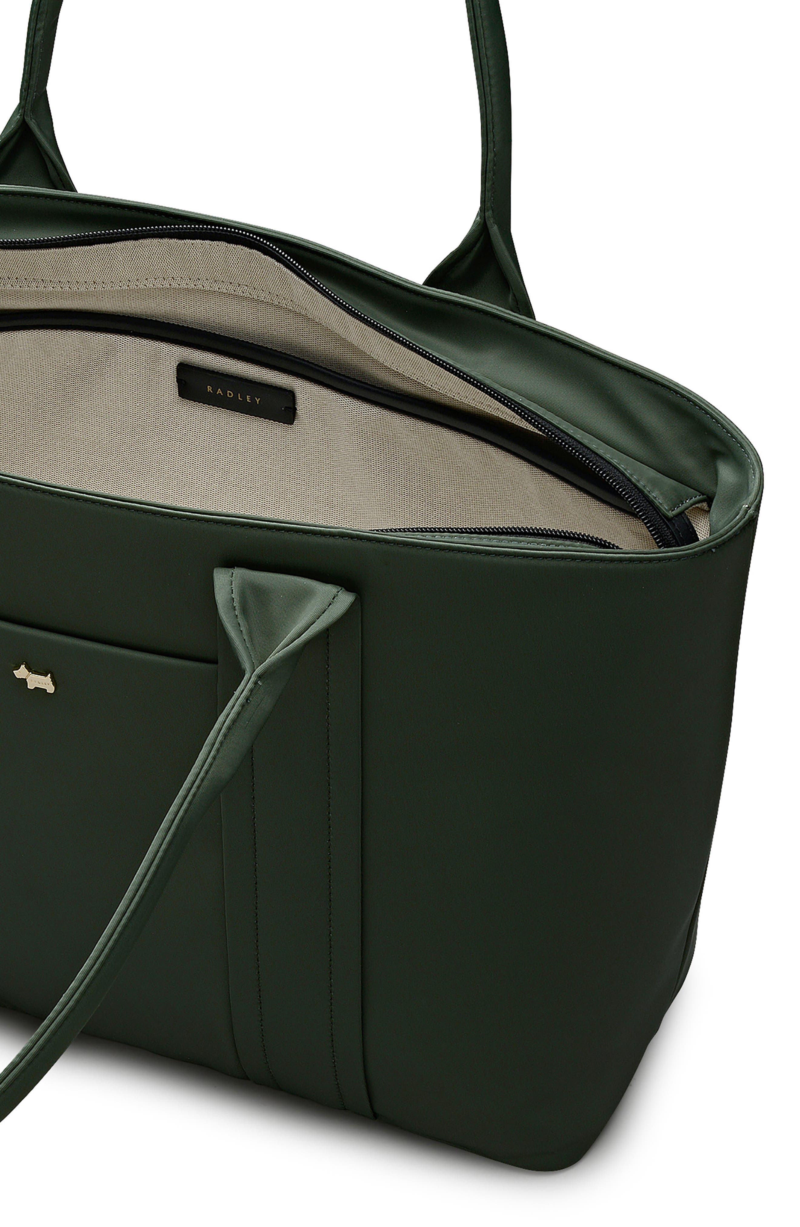 Radley Grove Close Tote Bag, Alternate, color, Khaki