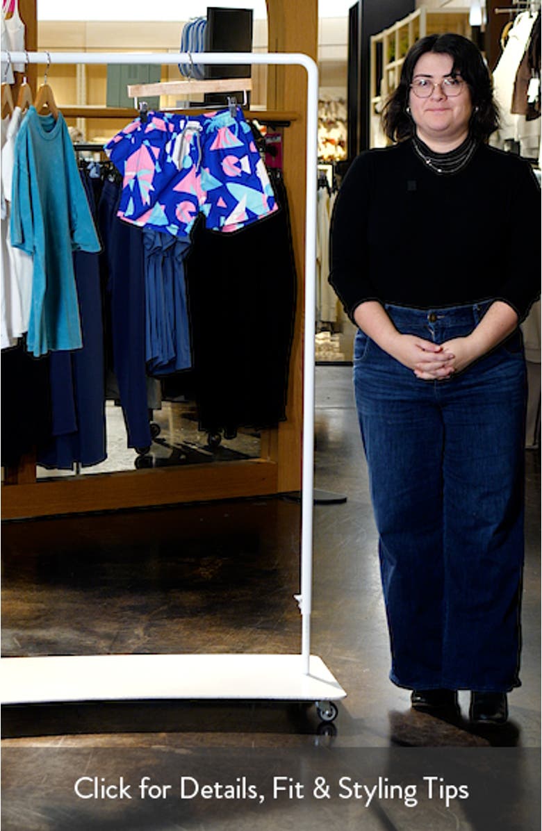 Kids' Overlay Blue Swim Trunks, sales video thumbnail