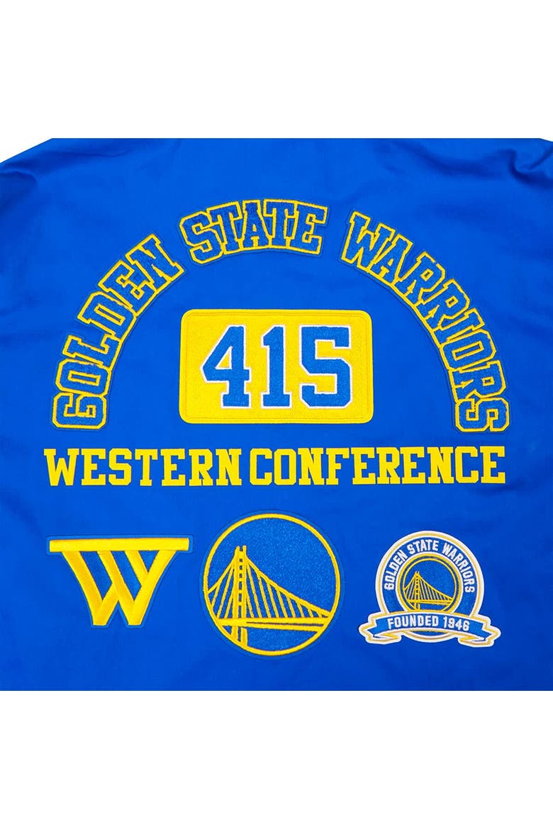 Men's Pro Standard Royal Golden State Warriors Area Code Full-Zip Jacket, Alternate, color, Royal