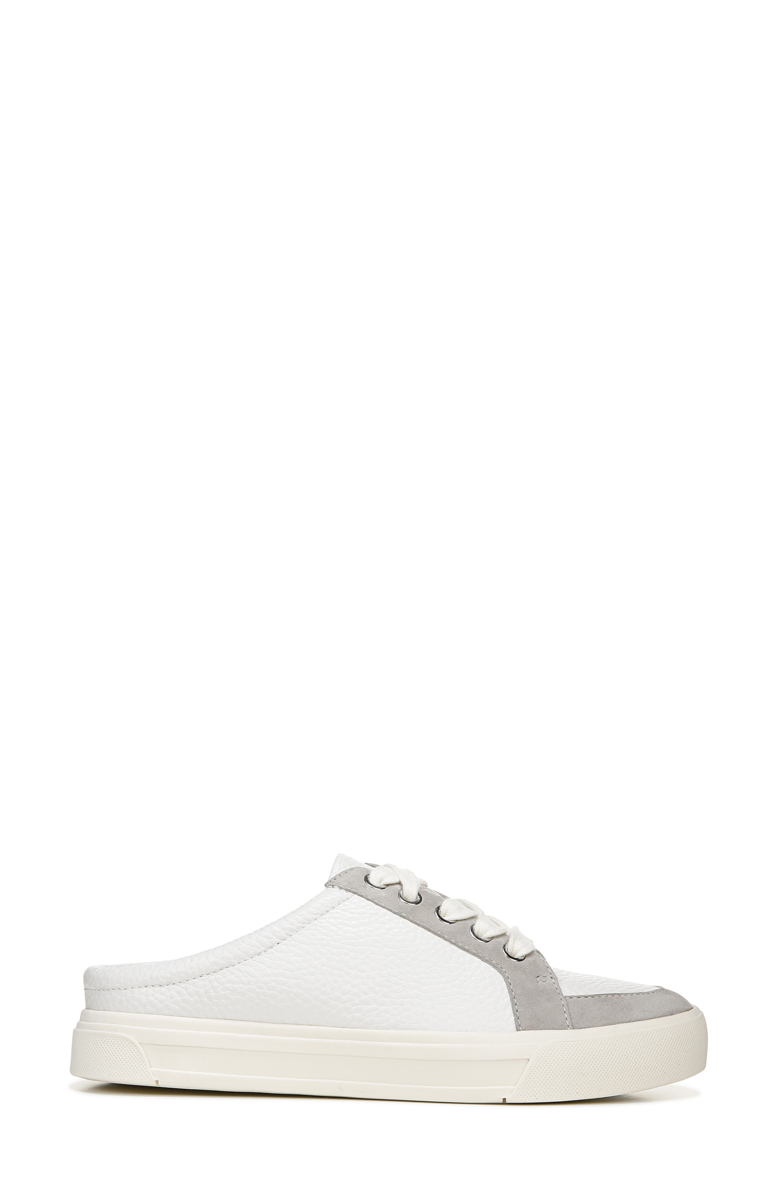 Adria Platform Mule Sneaker, Alternate, color, WHITE GREY