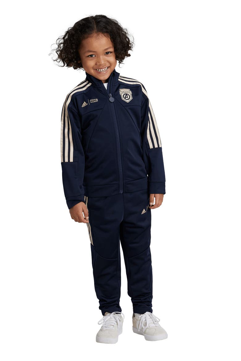 x Marvel's Avengers Kids' Tiro Suit Up Track Jacket & Pants Set, Alternate, color, INK/ WONDER GOLD METALLIC