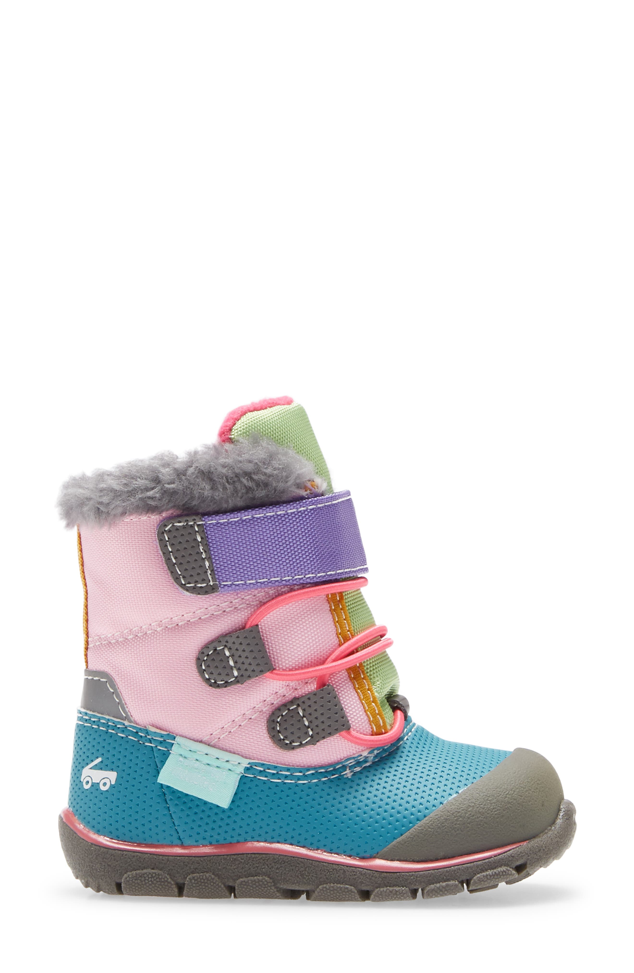 Gilman Waterproof Insulated Boot, Alternate, color, PINK/ TEAL