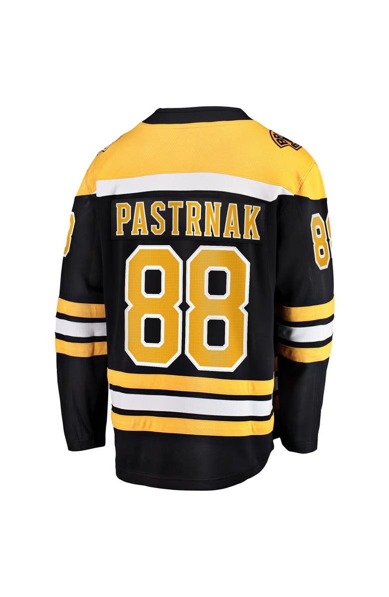 FANATICS Men's Fanatics David Pastrnak Black Boston Bruins Home Breakaway Jersey, Alternate, color, 