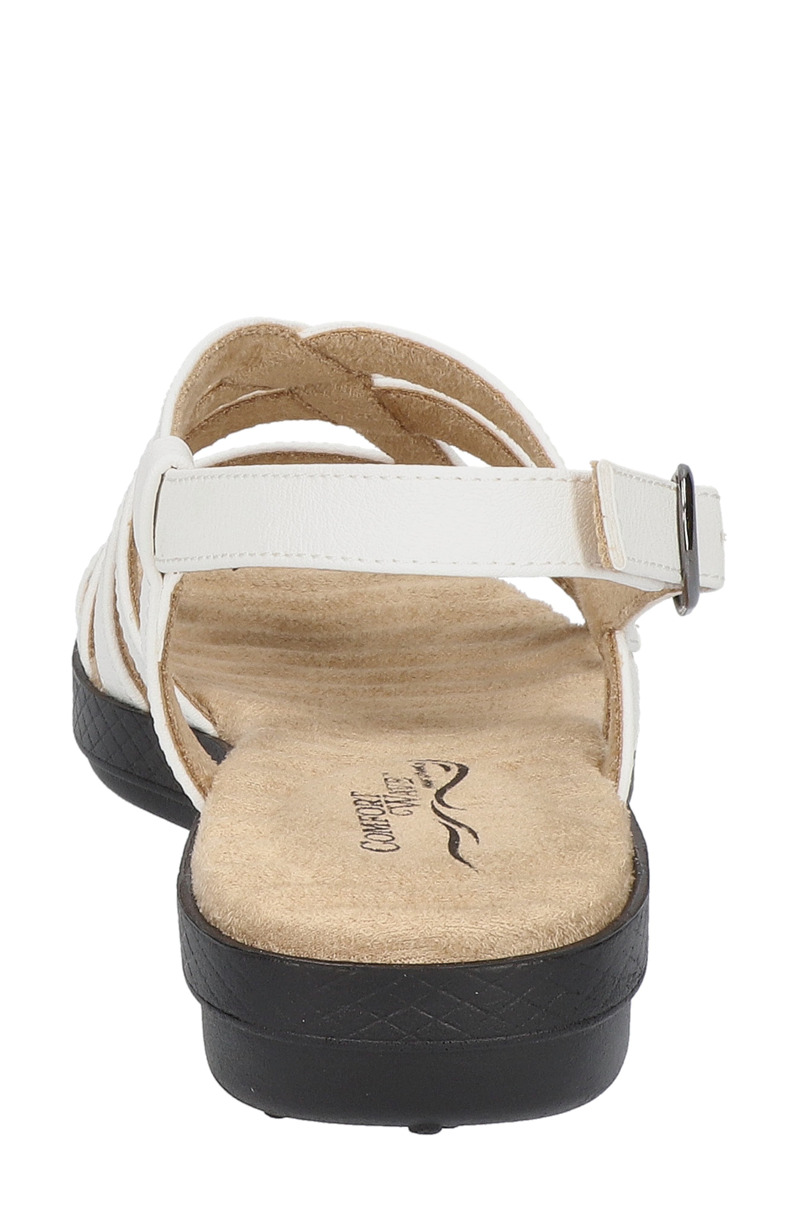 EASY STREET Lobo Wedge Sandal, Alternate, color, White