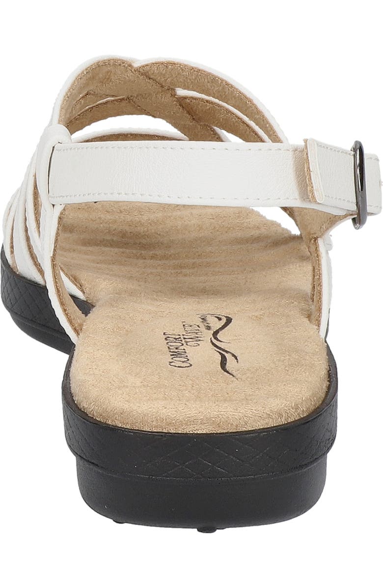EASY STREET Lobo Wedge Sandal, Alternate, color, White