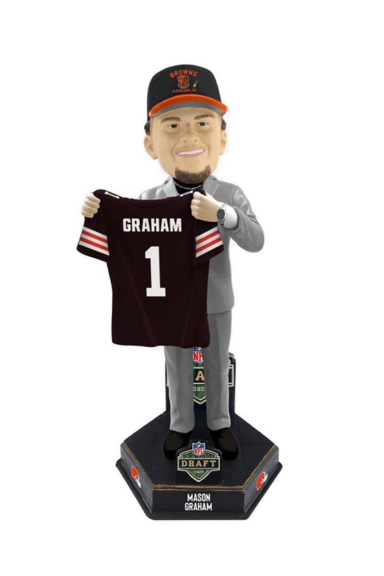 Mason Graham (Cleveland Browns) 2025 NFL Draft Pick Bobblehead, Main, color, Multi-Color