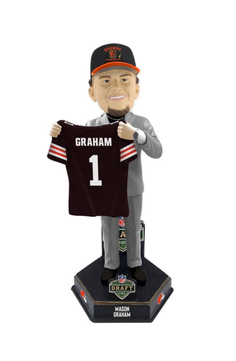 FOCO Mason Graham (Cleveland Browns) 2025 NFL Draft Pick Bobblehead, Main, color, Multi-Color