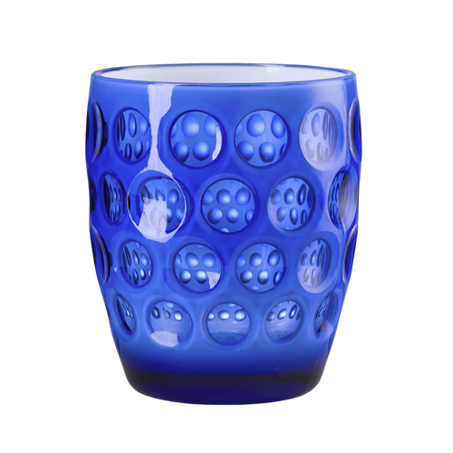 Mario Luca Giusti Lente Tumbler Set Of 6 In Blue/white