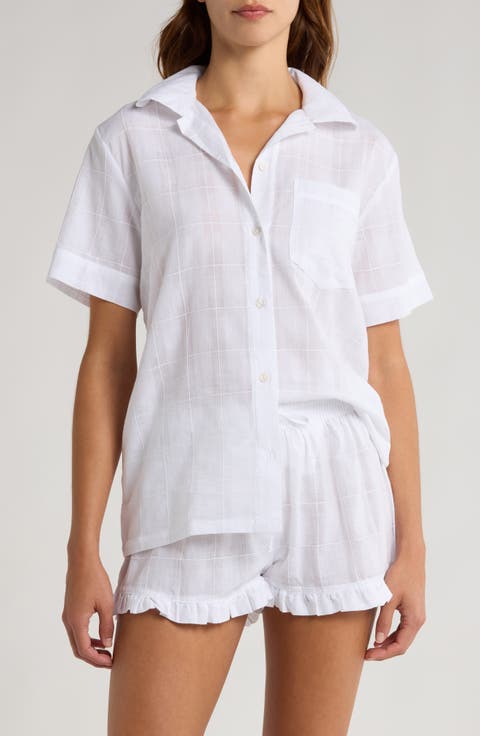 Ivy Frill Cotton Short Pajamas