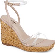 L'AGENCE Malone Espadrille Ankle Strap Platform Wedge Sandal