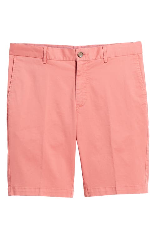 Scott Barber Microsanded Cotton Stretch Twill Shorts In Red